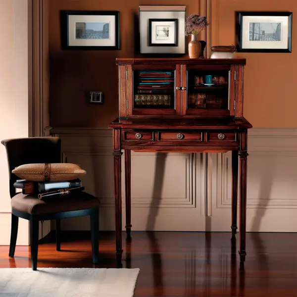 Mesa de escritorio 3 cajones cl�sica Roma