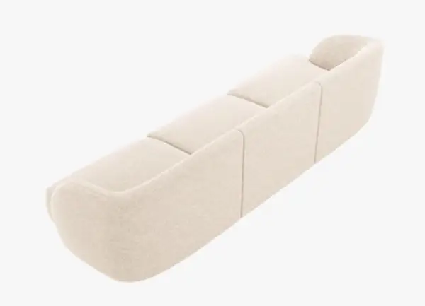 Sofá de tres piezas terciopelo miley