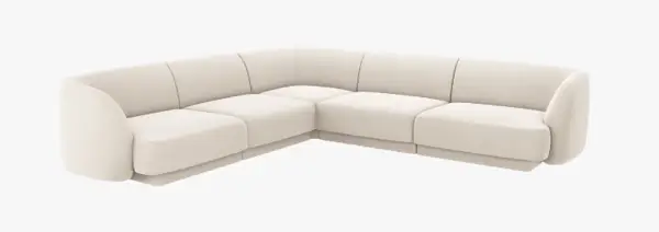 Sofá de cuatro piezas terciopelo miley