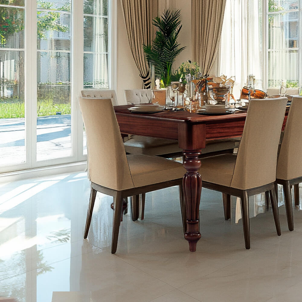 Mesa de Comedor Fija Rectangular de 180 Victoriana