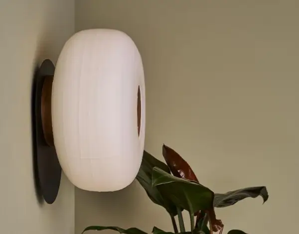 Lámpara aplique inspiración japonesa Misko