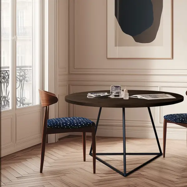 Mesa de Comedor redonda Tribal Prisme étnica