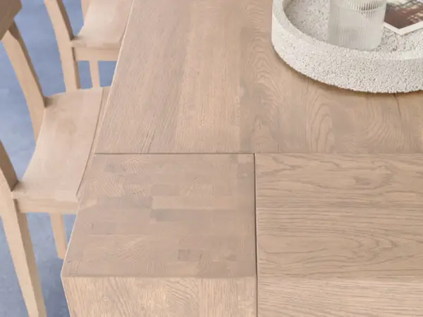 Mesa de comedor fija roble macizo Brooklyn Devina Nais