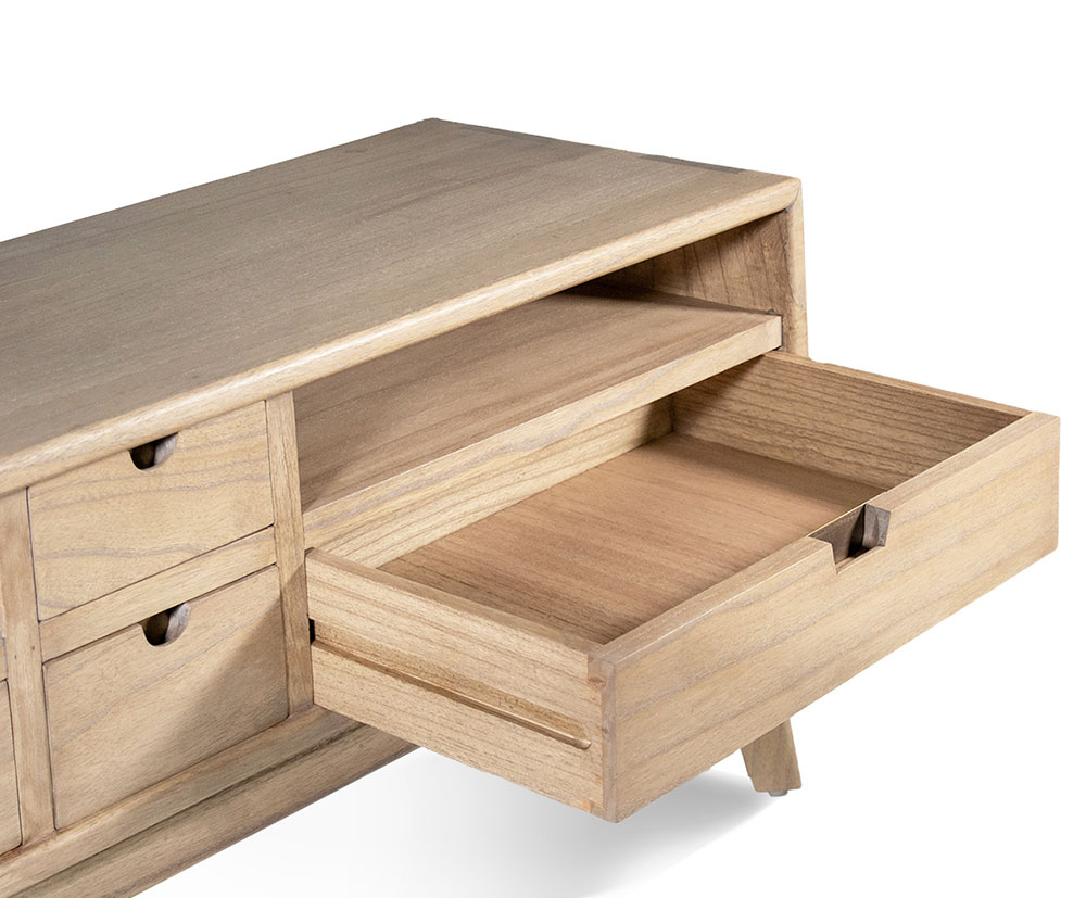 Mesa de television natural Scandi