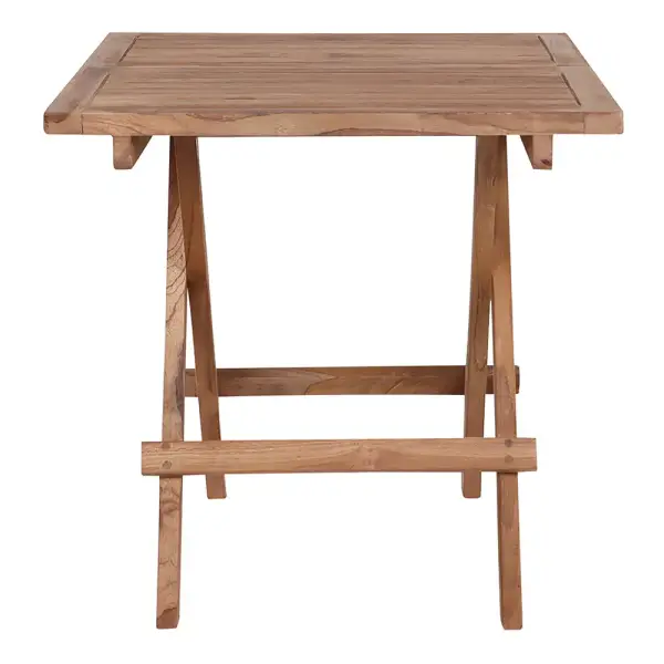 Mesa de auxiliar de jardín pequeña teca