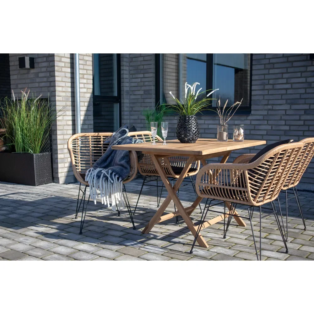 Mesa de comedor de jardín Óvido Grande