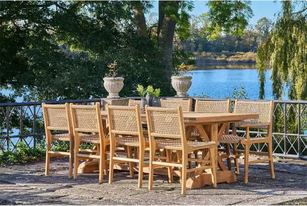 Mesa de comedor de jardín Volos