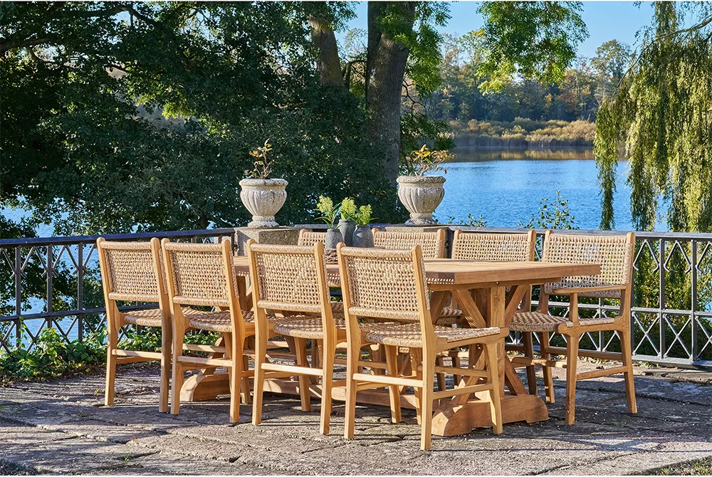 Mesa de comedor de jardín Volos