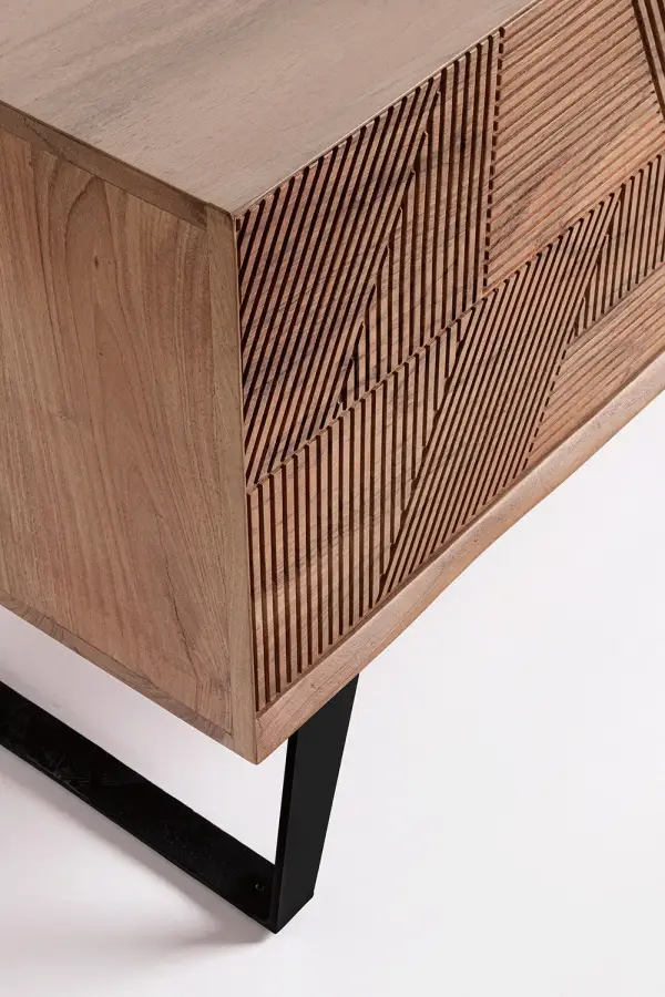 Mesa de televisión 2 puertas Isar
