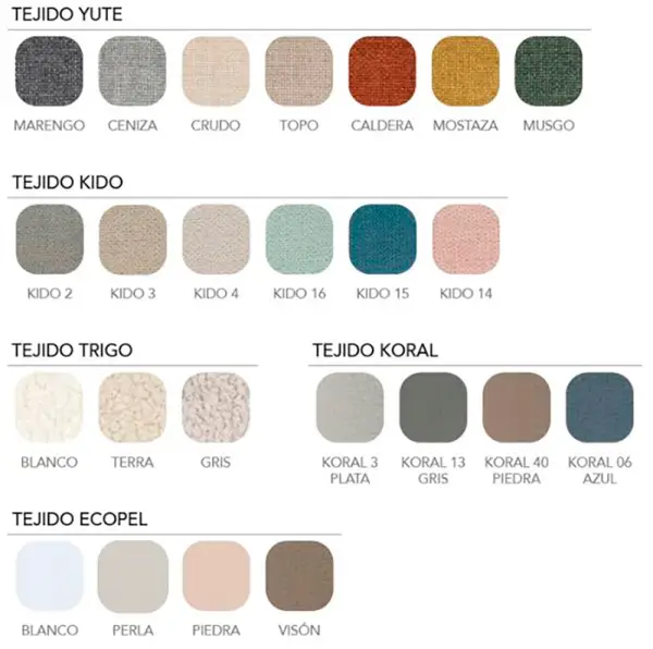 Cabecero Chevron acolchado