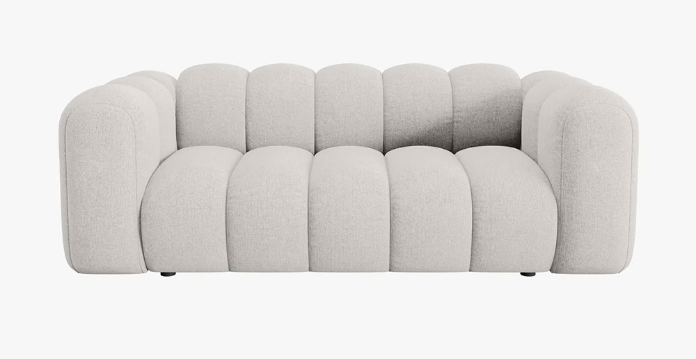 Sofá modular chenille Lupine