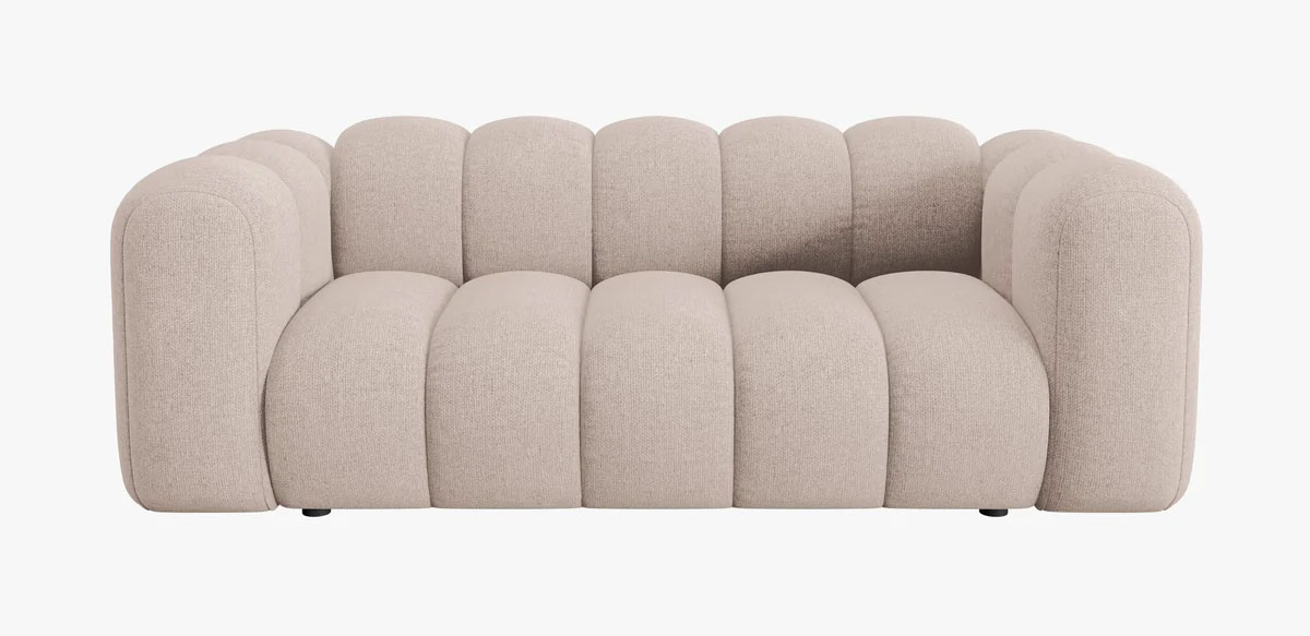 Sofá modular chenille Lupine