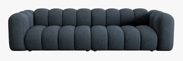 Sofá modular cuatro plazas chenille Lupine