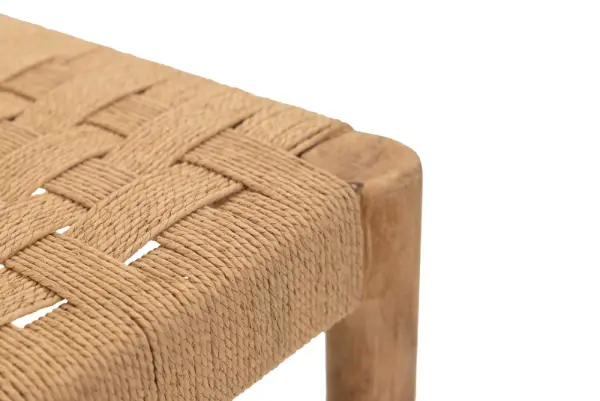 Silla madera teka Cuerda