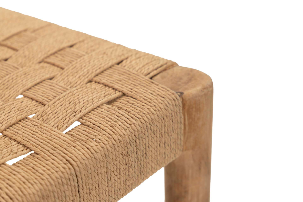 Silla madera teka Cuerda