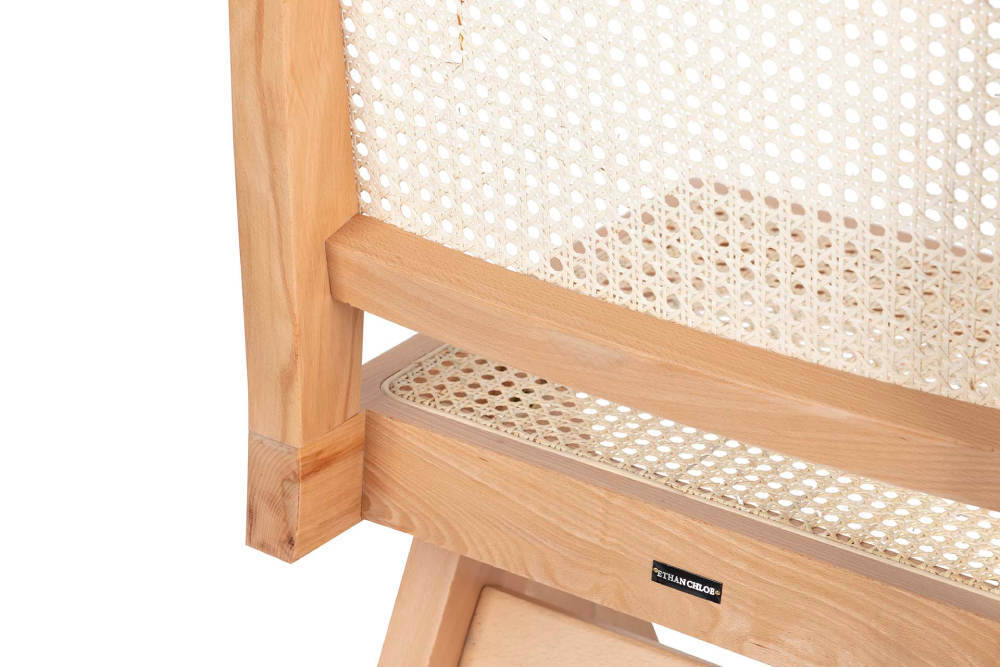 Silla olmo ratan marrón KD Conakri