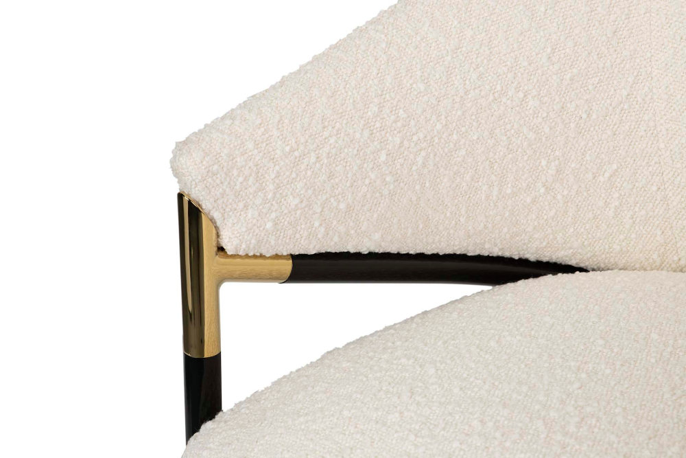 Silla textil blanco Atlanta