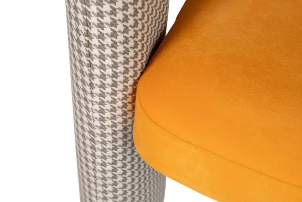 Silla velvet amarillo beige nova