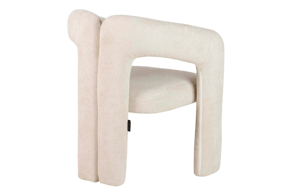 Silla chenilla beige nova