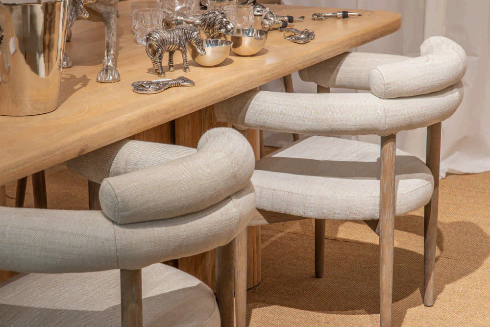 Silla madera fresno beige