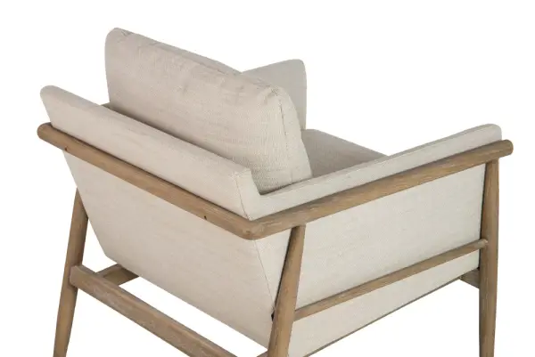 Sillón madera fresno beige