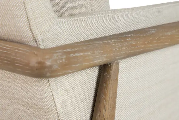 Sillón madera fresno beige