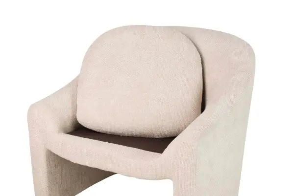 Sillón chenilla beige Axis