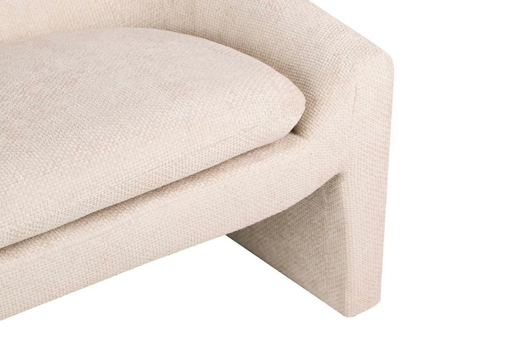 Sofá chenilla beige Axis