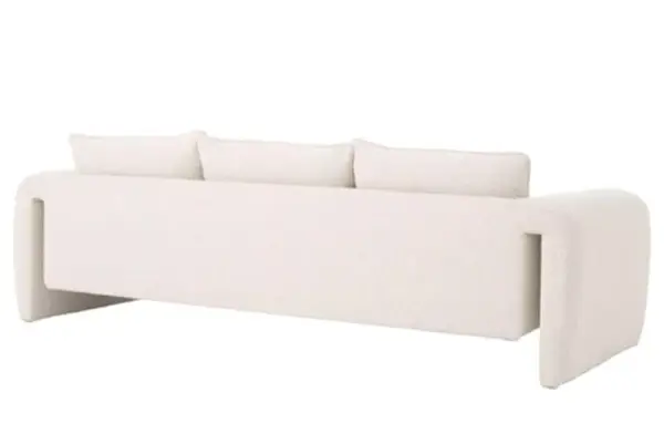 Sofá chenilla beige Yuma