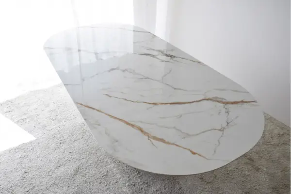 Mesa de comedor petra natural blanco