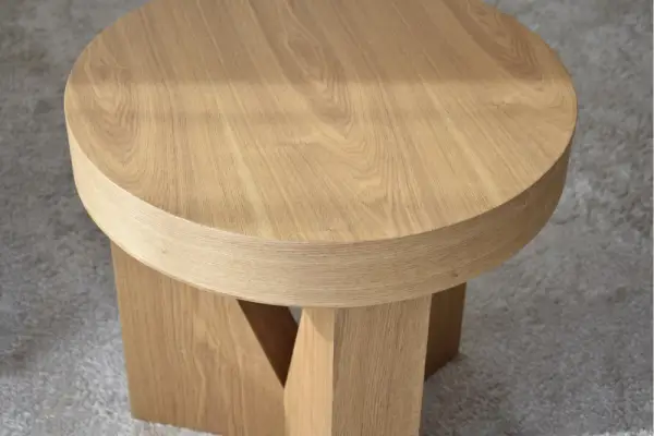 Mesa auxiliar madera de fresno natural Mocca