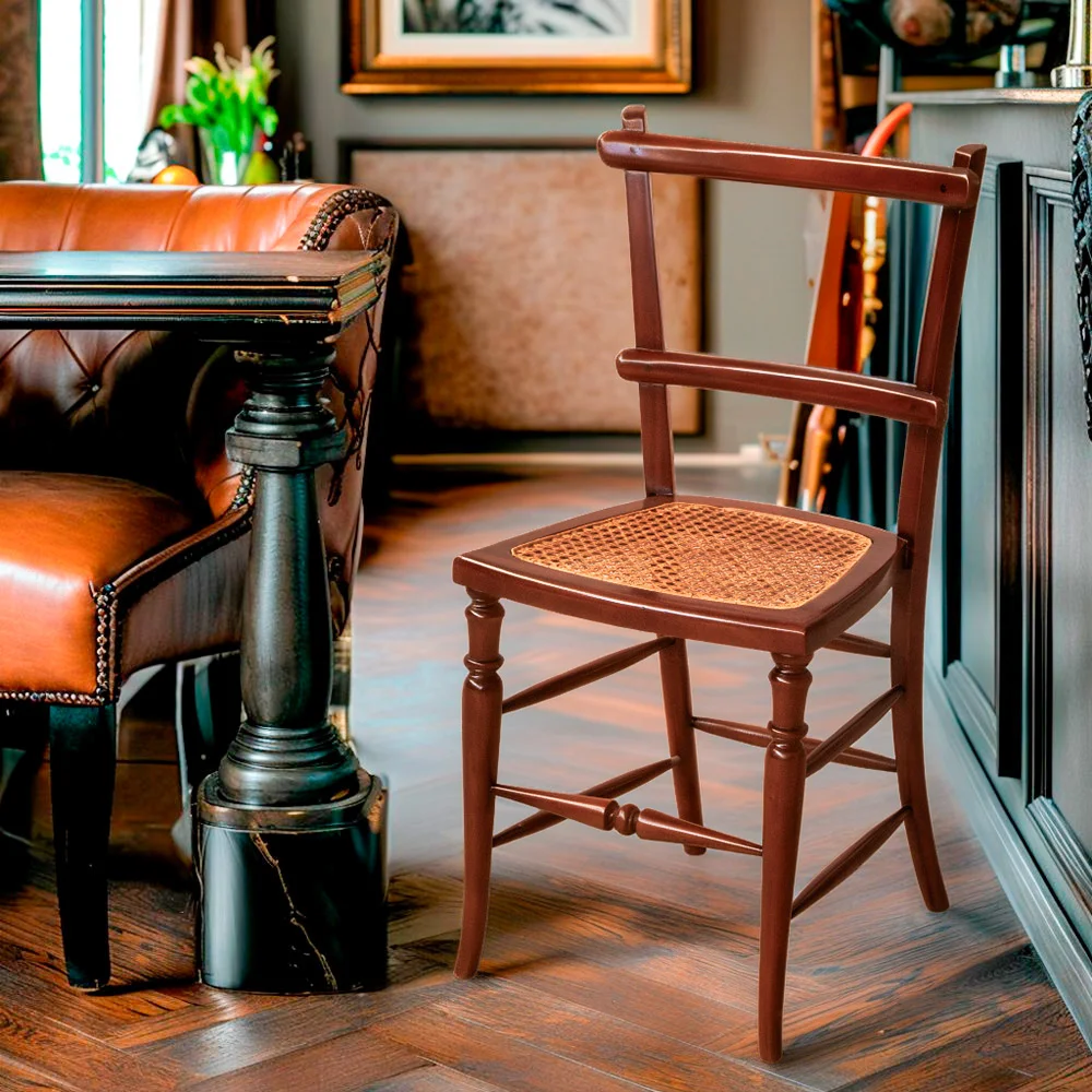 Silla de madera Clásica rattan Francesa