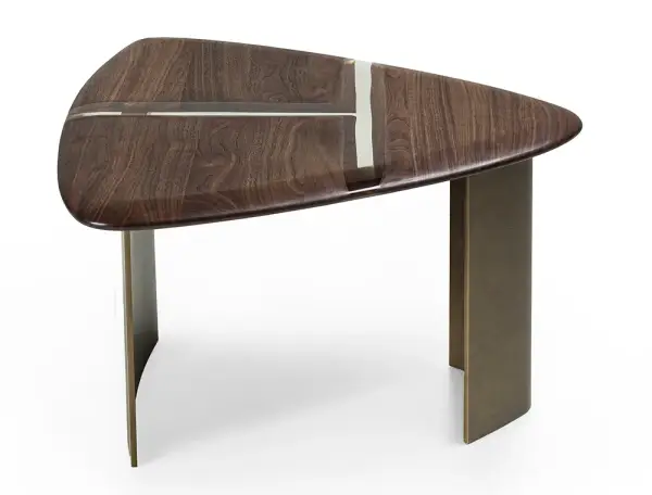 Mesa auxiliar madera maciza Delta by Riva 1920