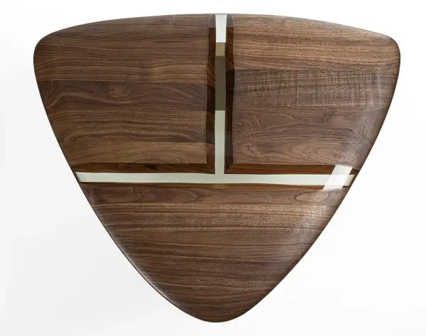 Mesa auxiliar madera maciza Delta by Riva 1920