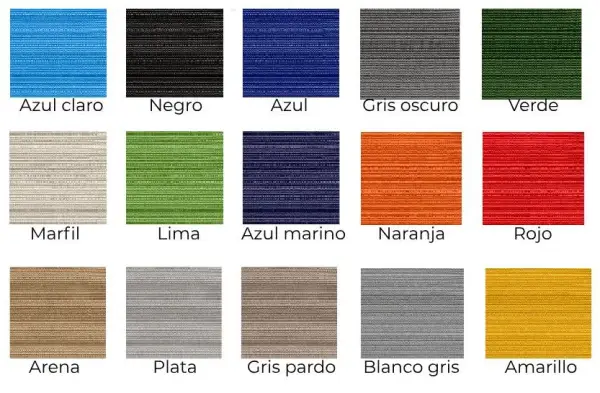 Sofá Seat tapizado en acabado Colorín