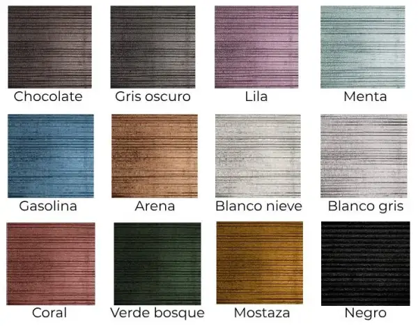 Sofá Seat tapizado en acabado Waves