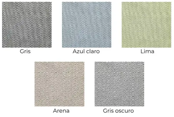 Sofá Seat tapizado en acabado Canaria