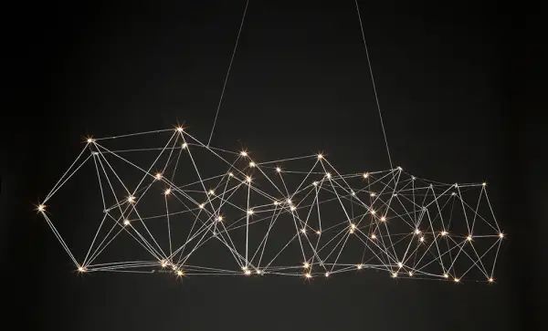 Lámpara de techo níquel Cosmo