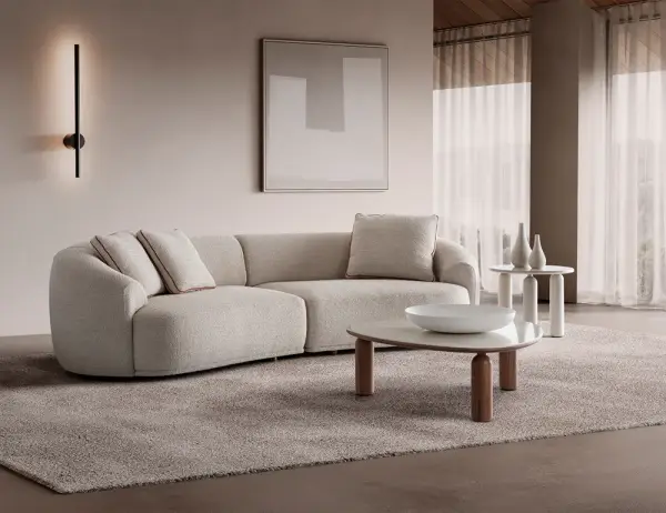 Mesa de centro triangular Clifford Pacini y Cappellini