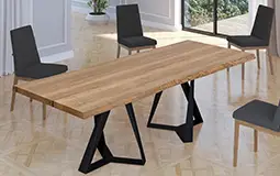 Mesa de comedor cantos macizos Tryp