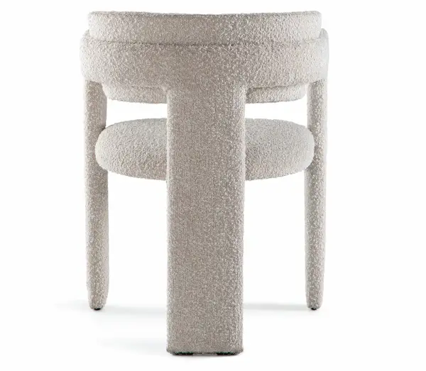 Sillón madera de fresno y tapizado Iris Pacini y Cappellini