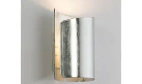 Aplique de pared metal blanco Ment Aplique de pared metal blanco Ment