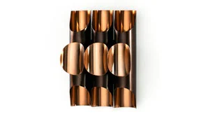 Aplique de pared metal cobre Brero Aplique de pared metal cobre Brero
