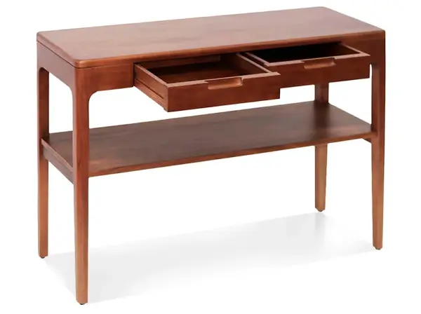 Consola 2 cajones 1 estante Oporto