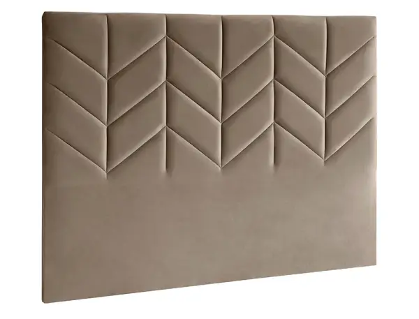 Cabecero acolchado Chevron