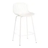 Taburete blanco para encimera de cocina Peyton