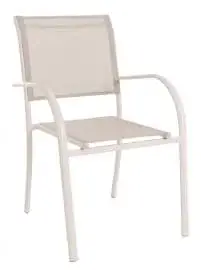 Sillón de jardín aluminio beige Breeze