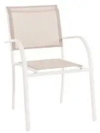 Sillón de jardín beige Breeze