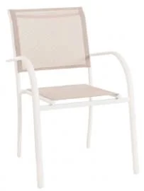 Sillón de jardín beige Breeze