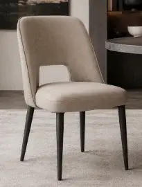 Silla acero y tapizado cloud Aria